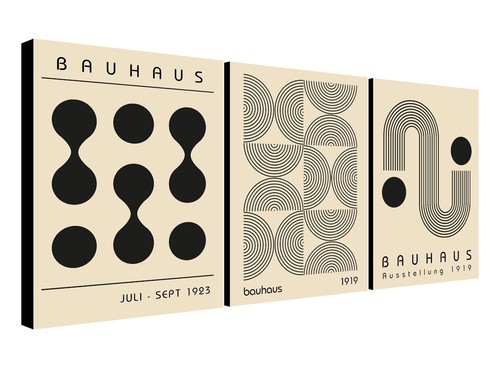 Bauhaus wall décor set - bauhaus,