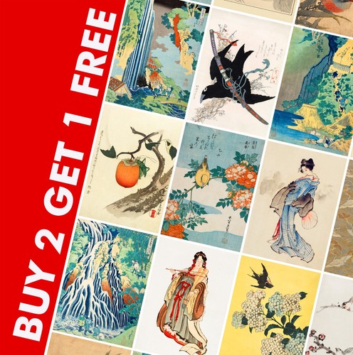 Hokusai japanese art poster - hokusai,