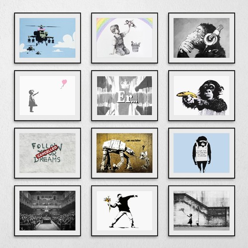 Banksy posters prints - banksy,