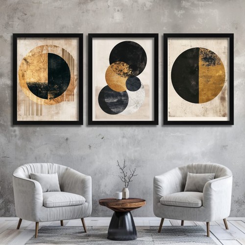 Set abstract art prints - set,