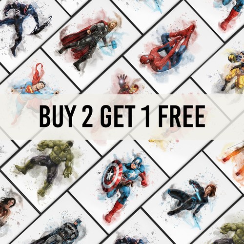 Avengers superhero prints - superhero,