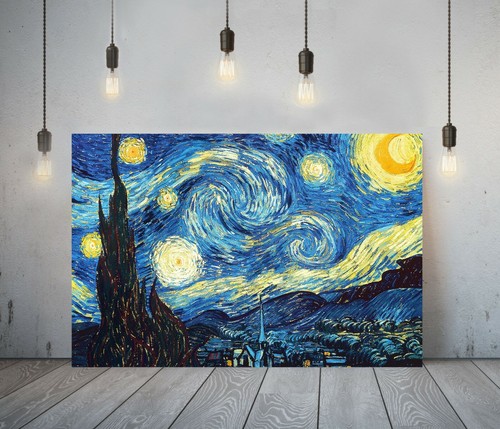 Van gogh starry night framed - night, -framed