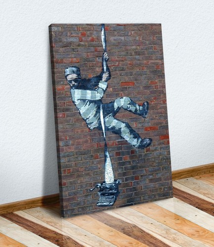 Banksy reading jail prisoner - jail,