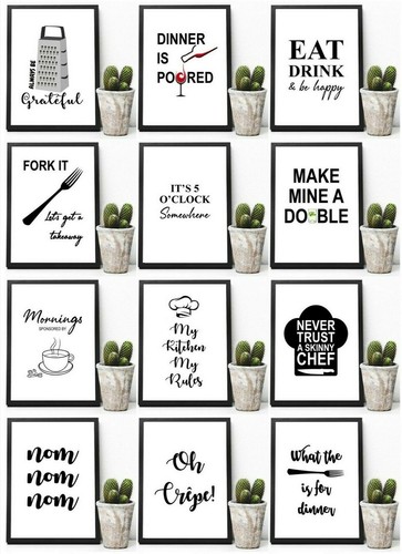 Funny kitchen prints wall - prints, art
