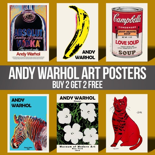 Andy warhol modern art posters - warhol,