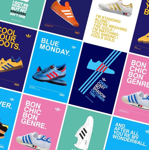Vintage adidas poster - adidas,