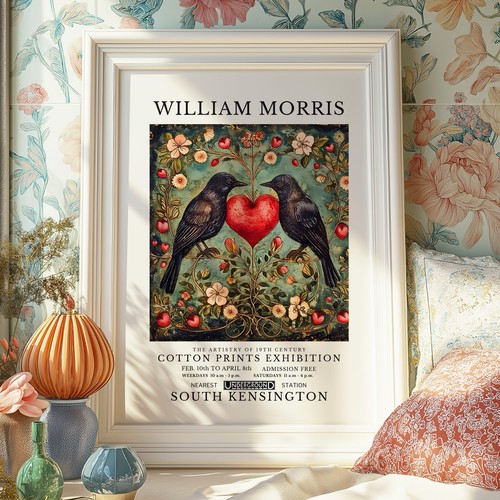 William morris love birds - william,