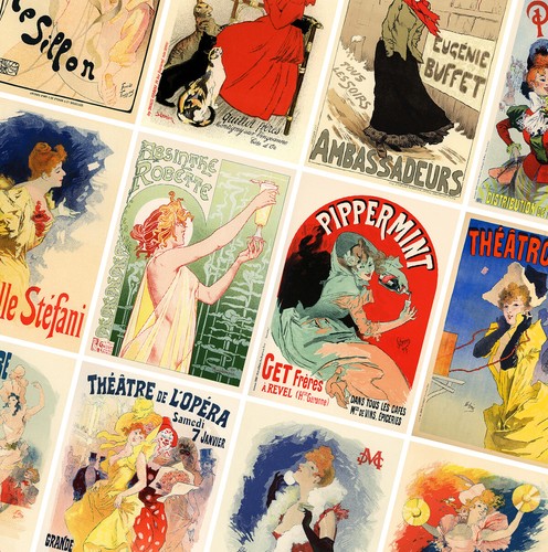 French vintage art posters - posters,