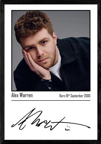 Alex warren signature reprint - alex,