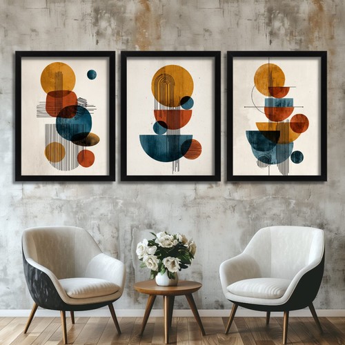 Modern geometric wall - modern,
