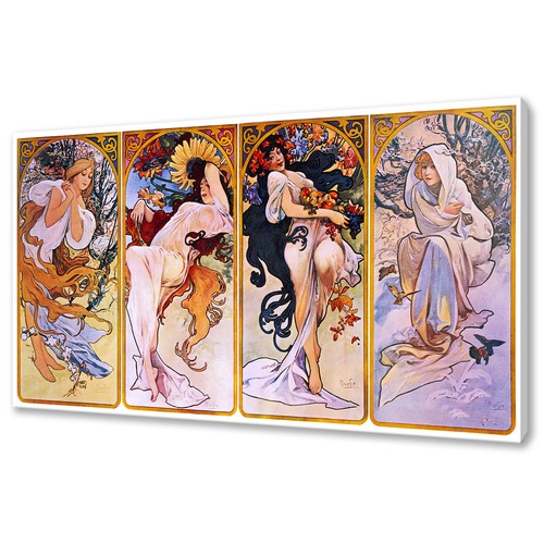 Alphonse mucha four seasons - mucha,