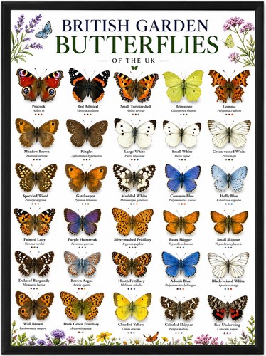 British garden butterflies - butterflies, of