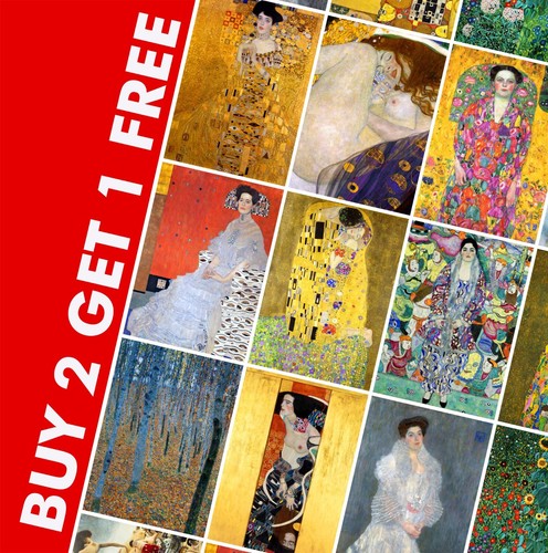 Gustav klimt prints vintage - gustav,