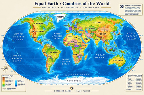 Equal earth countries the - earth,