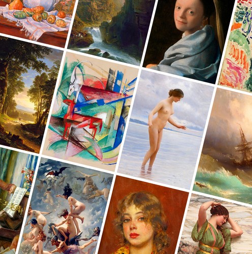 Classic art poster prints - art,