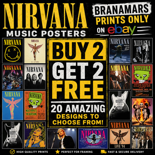 Nirvana concer album posters - nirvana,