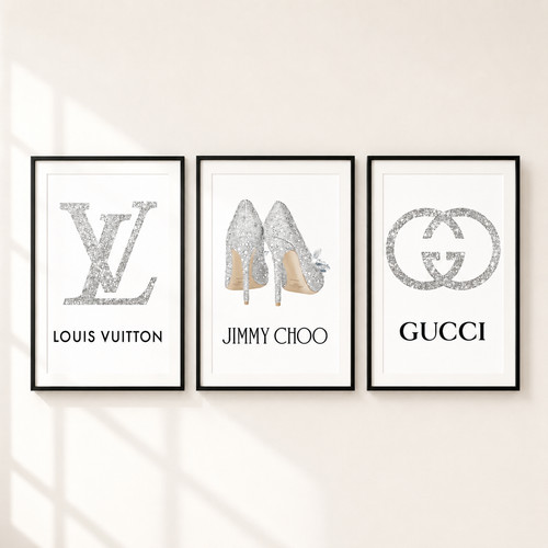 Luxury fashion wall - luxury, art