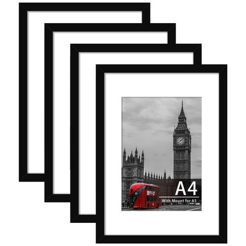 Picture frame black pack - frame, 4