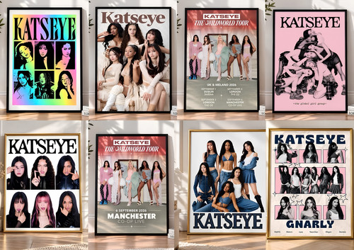 Katseye poster print - poster, a3