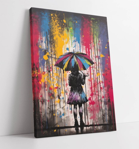 Banksy style umbrella - banksy,
