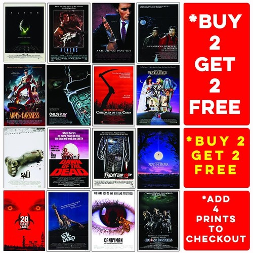 Horror movie posters - movie, retro